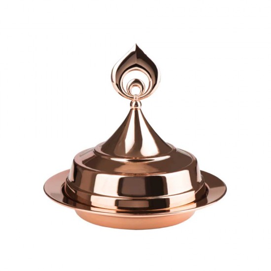 Droplet Service Bowl - Copper Plated