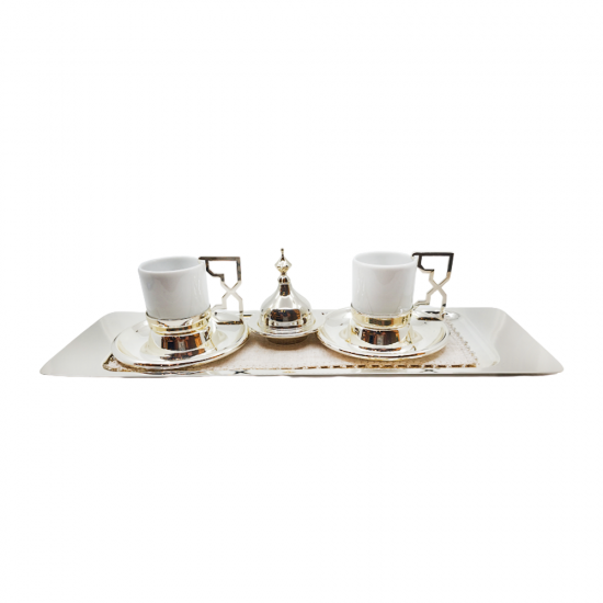 Seljuk Star Joy of Coffee Gold Plated Set for 2