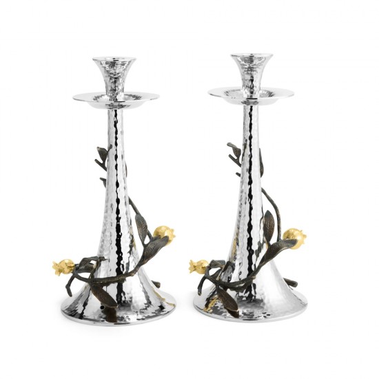 Michael Aram Pomegranate Tall Candleholders