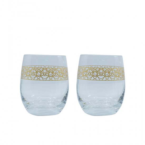 Diamond Cut Glassware Set